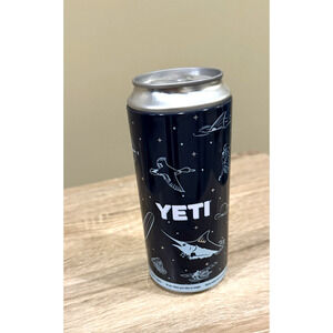Yeti Stash Can 12oz Tall Colster Style Slim Nautical Limited Dark NEW